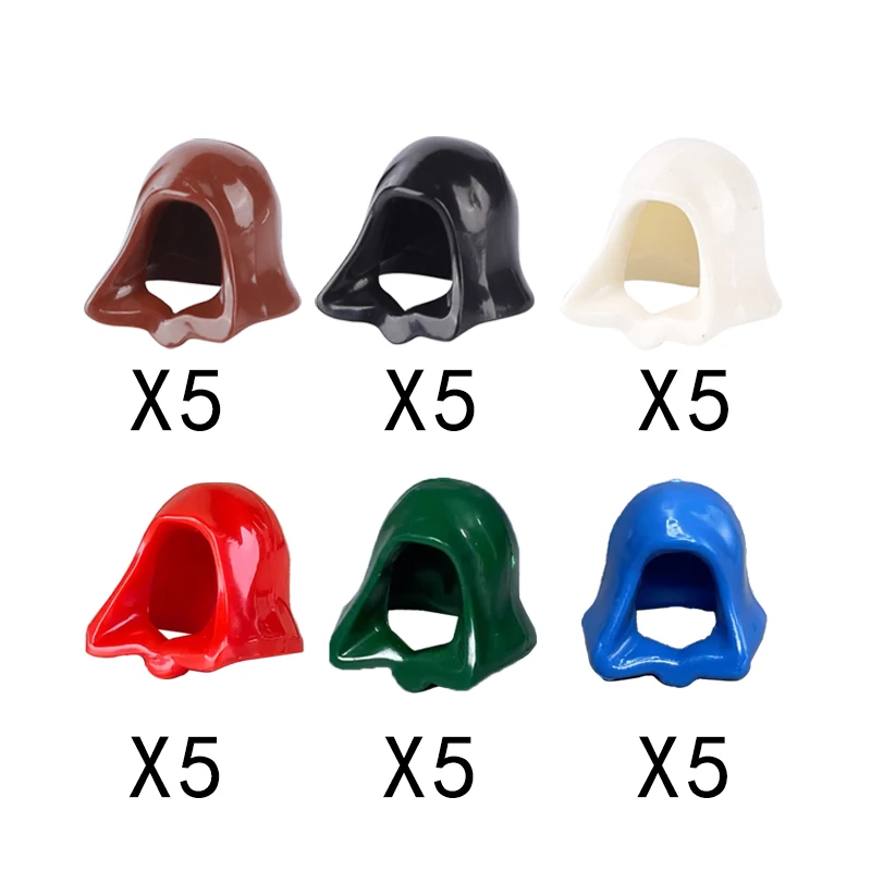 Mittelalterliche Militärsoldatenfiguren Bausteine Zubehör Bandit Hüte Baskenmütze Helm Rucksack Mantel Umhänge Kit Spielzeug Geschenk T049