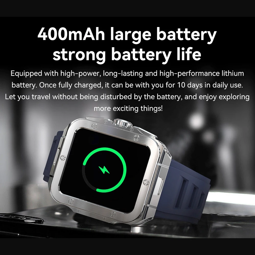 696 Information Reminder Smart Watch Blue Tooth Call Smartwatch AI Voice Assistant Health Heartrate Fitness Waterproof Stopwatch