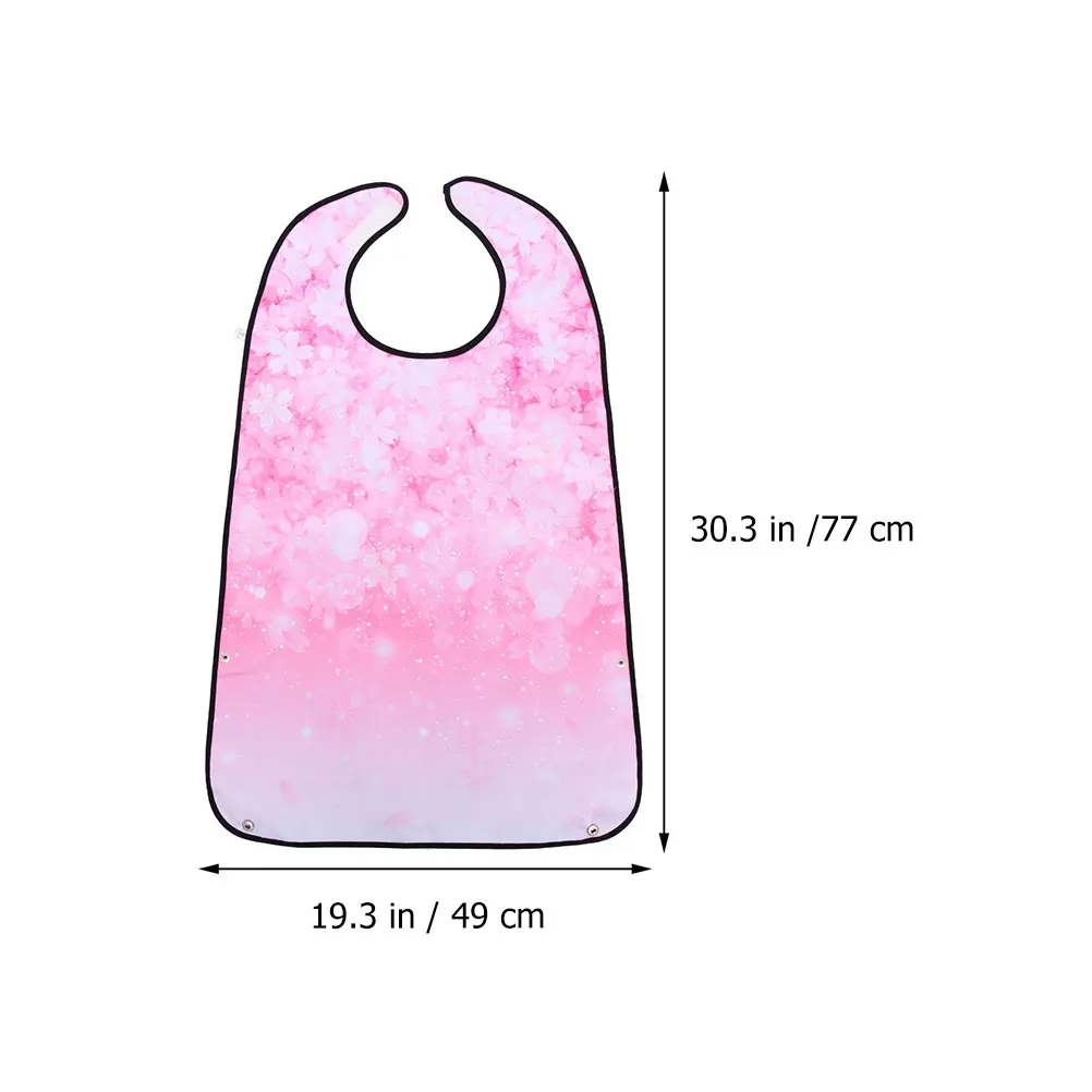 2 pcs Waterproof Apron Cooking Kitchen Halloween Christmas New Year Adult Eating Bibs Stroke Patient Adult Food Bibs Elderly