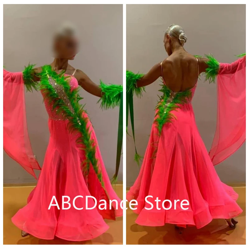 

Women ballroom dance dress Standard Dance Dress ballroom dress for Competition modern dance Costume ABCDance Store