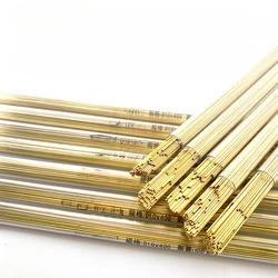 100pcs Brass Tube OD0.3-1.0mm L=400mm Electrical Discharge Piercing Brass Electrode Pipe, Single Hole Drill EDM Tube