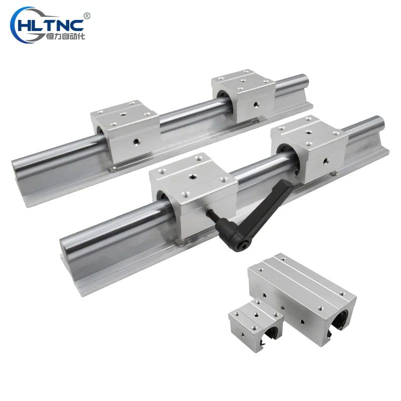 HLTNC جودة عالية عالية الدقة SBR16 100-6000 مللي متر SBR16 خطي السكك الحديدية + 2 قطعة SBR16UU كتلة ل CNC
