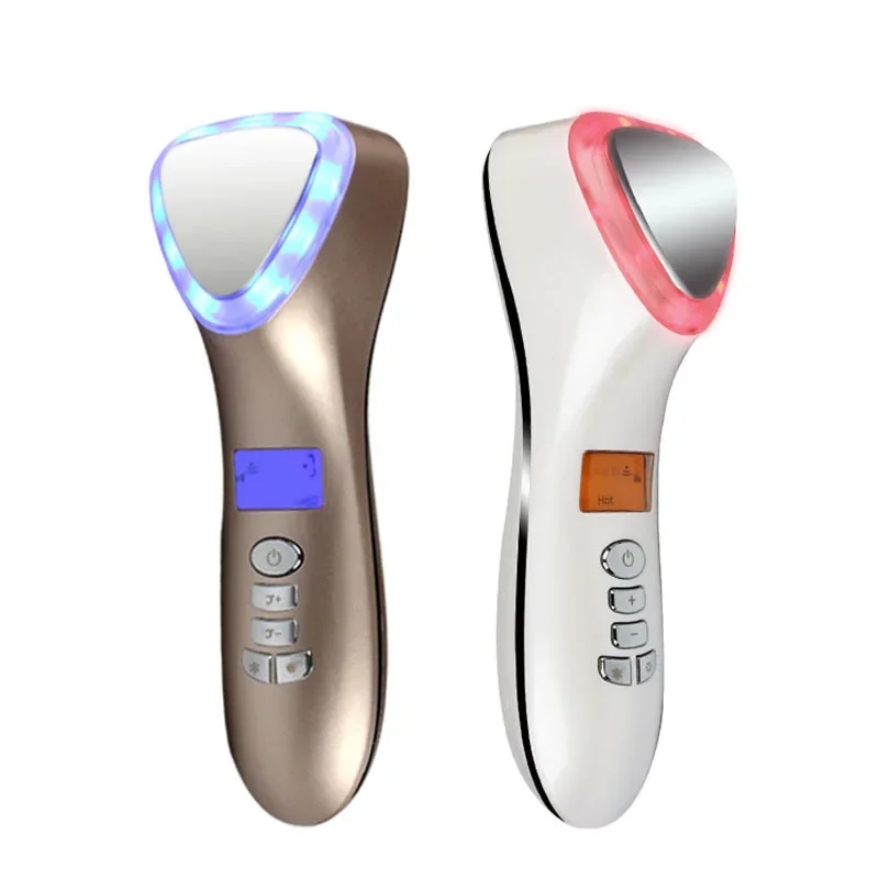 Color Light Face Heating and Cooling Instrument To Lift and Tighten Facial Beauty Beauty Instrument