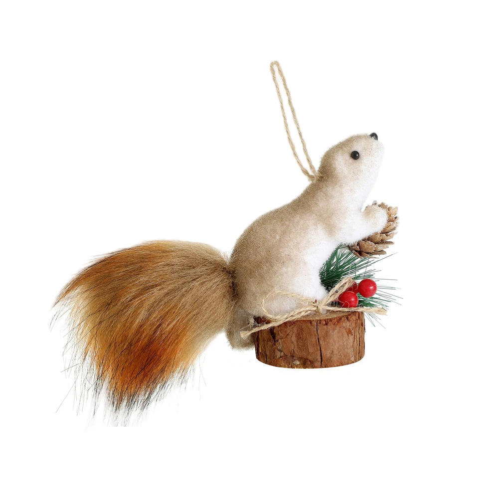Weihnachten Simulation Eichhörnchen Anhänger Puppe Dekoration Weihnachten Baum Ornamente Hause Handwerk Liefert Weihnachten Dekorationen