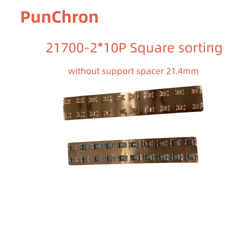 PunChron Sales 2*10P Copper Busbars Are Suitable For Battery Combination Connectors. The spacing is 21.4mm Or 23mm. 10PCS