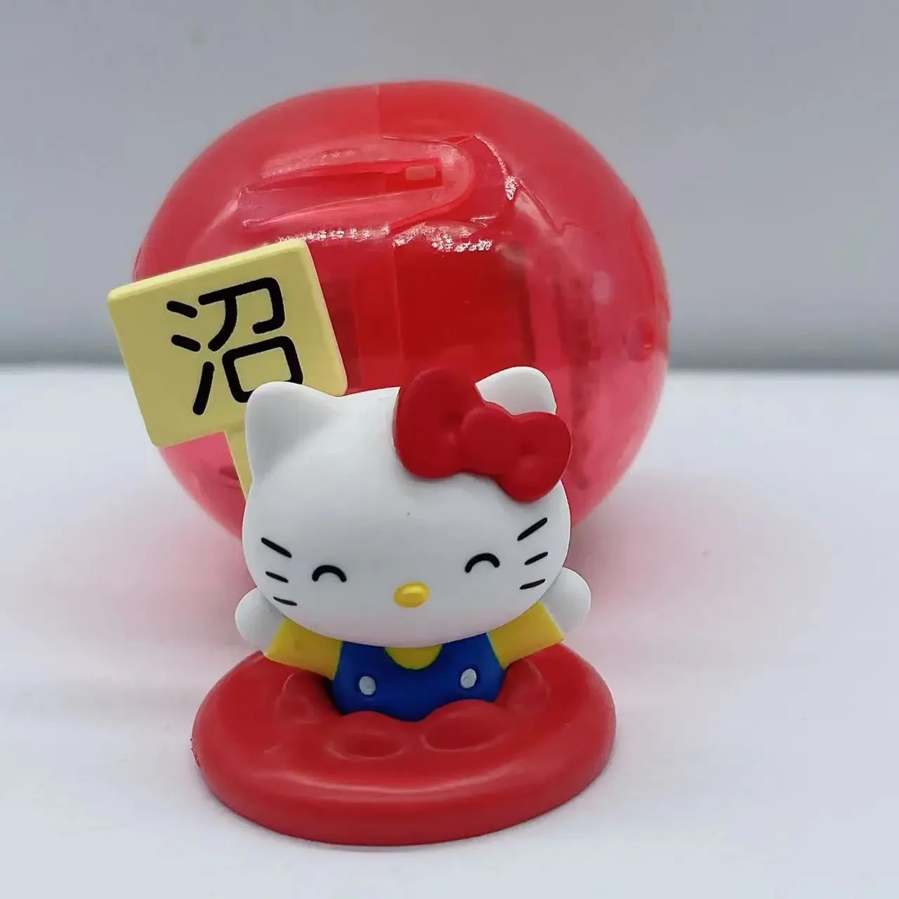 Bandai Original 4Pcs Gashapon Hello Kitty Sanrio Anime Figure Toys For Kids Gift Collectible Model Ornaments