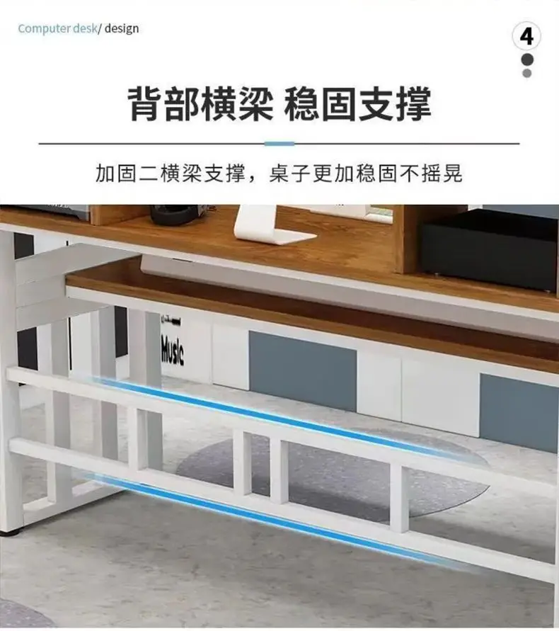 Electric piano study table keyboard double-layer computer table integrated modern simple electronic organ music arrangement