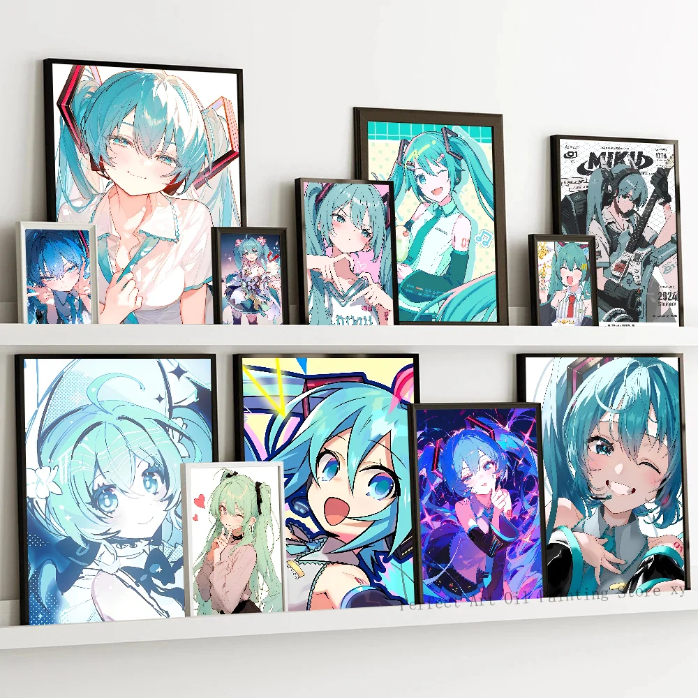 Hatsune Miku Poster Paper Printing Home Living Room Entrance Restaurant Cafe Art Painting Decoration