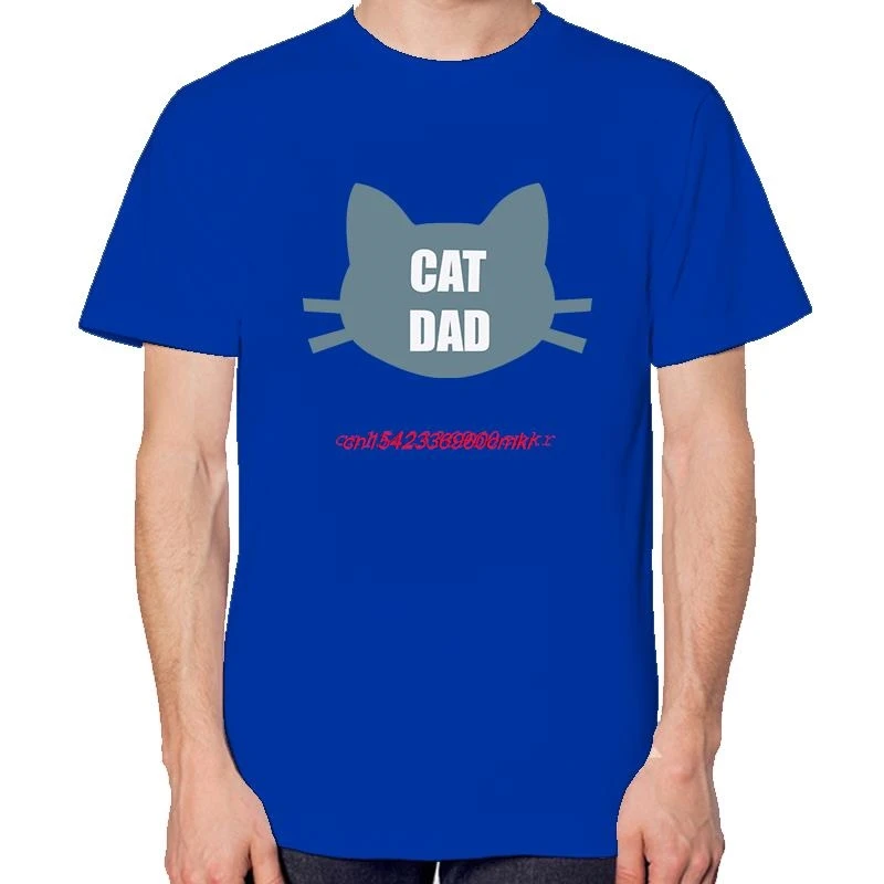 Cat Dad T Shirt Best Ever Funny Fashion Tees Tops Summer Cotton New Shirts And T-Shirts Unisex Breathable Printing T Shirt