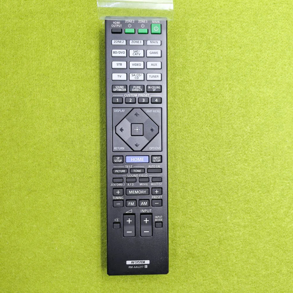 Original Remote Control RM-AAU217 For Sony STR-ZA5000ES STR-ZA2100ES STR-ZA1100ES STR-ZA3100ES AV System RECIVER