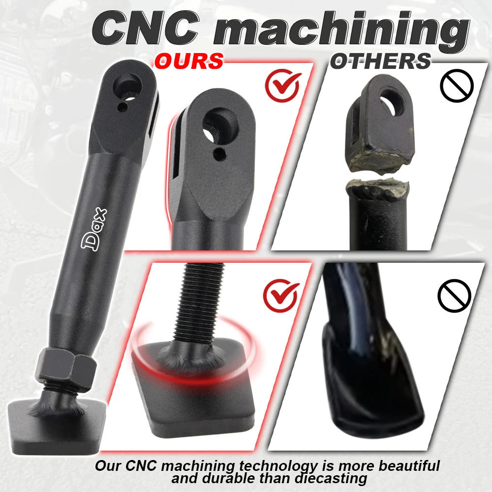 ขาตั้งข้างปรับระดับได้สำหรับรถมอเตอร์ไซค์ GROM 125 Monkey 125 Dax 125 ADV160 CT125 Trail PCX160 MSX125/MSX125SF/MSX