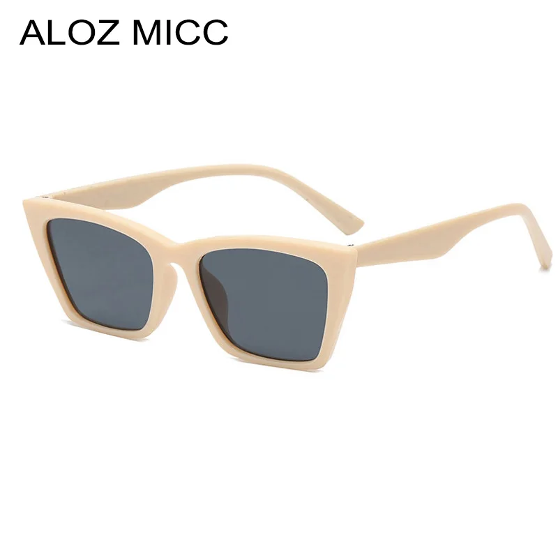 

ALOZ MICC Ins Popular Fashion Cat Eye Sunglasses Women Vintage Punk Square Shades UV400 Men Eyewear Trending Punk Sun Glasses