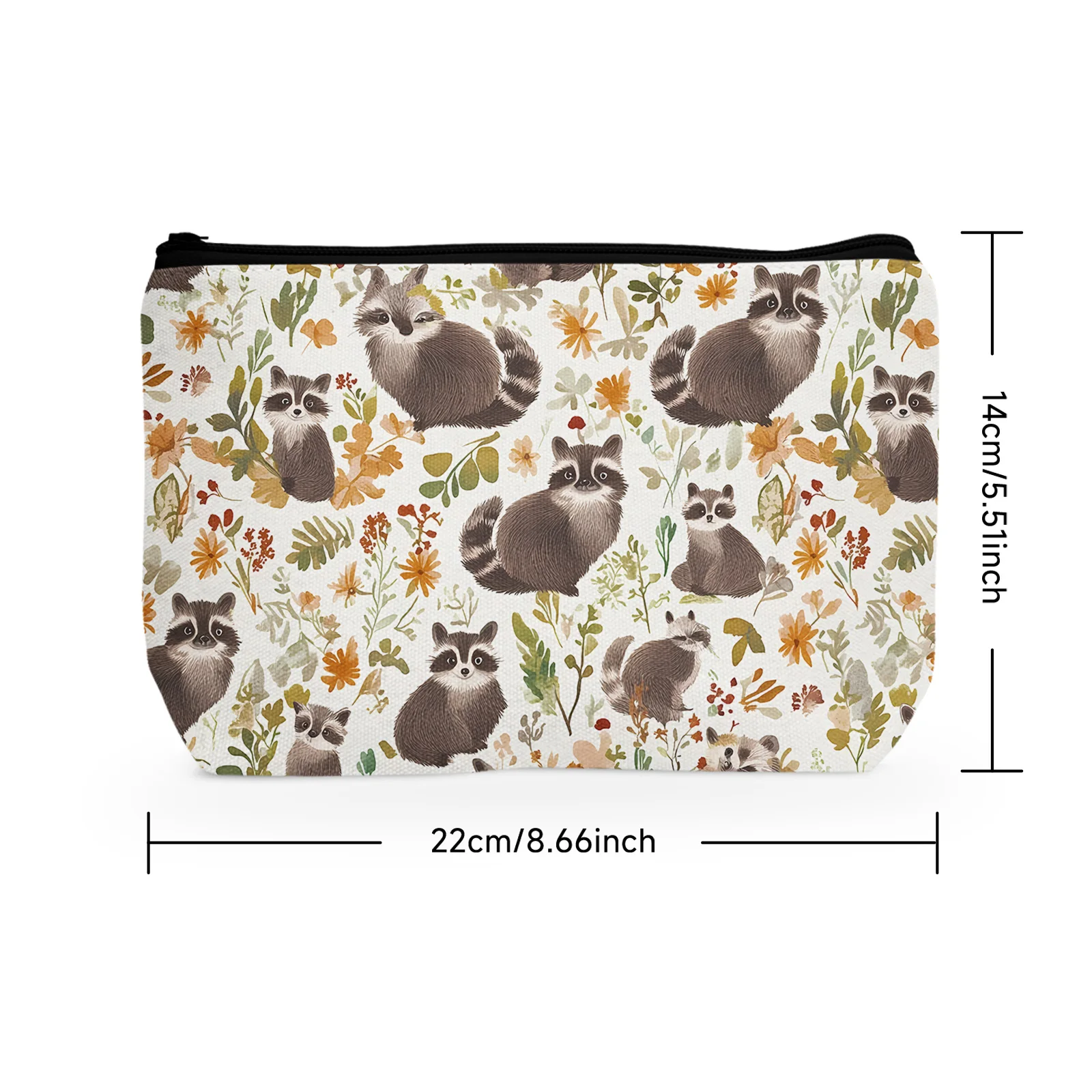 1Pc Cute Raccoon Makeup Bag Raccoon Gifts Mothers Day Christmas Birthday Gift Ideas For Women Animal Lovers Friendship