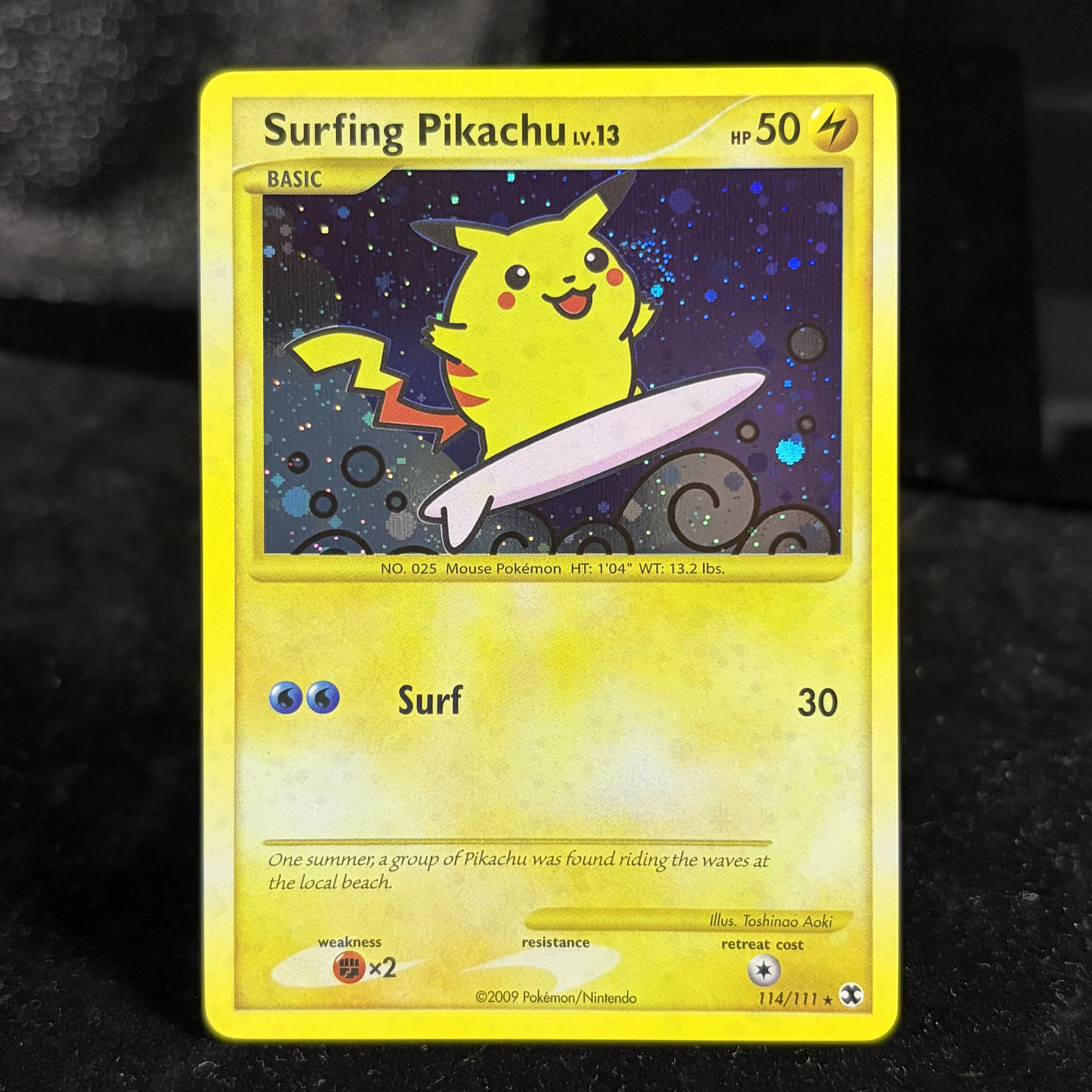8Pcs Pocket TCG Rising Rivals RR Rare Set Surfing Pikachu#114‑120 Flygon Infernape Luxray GL PTCG Collection Game Cards Display