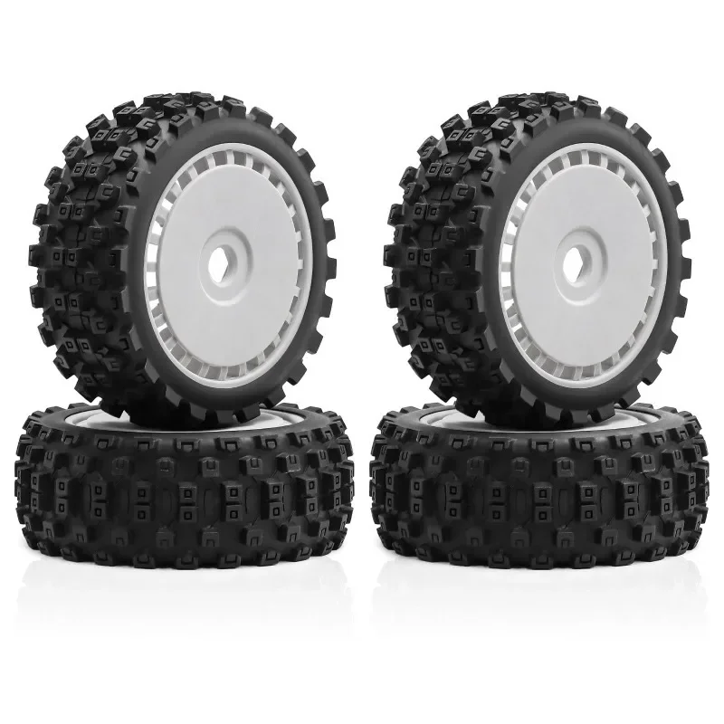 

1/8 Buggy Wheel Tires 17mm Hex for 1:8 RC Off Road Car ARRMA Typhon Trxs Kyosho HSP