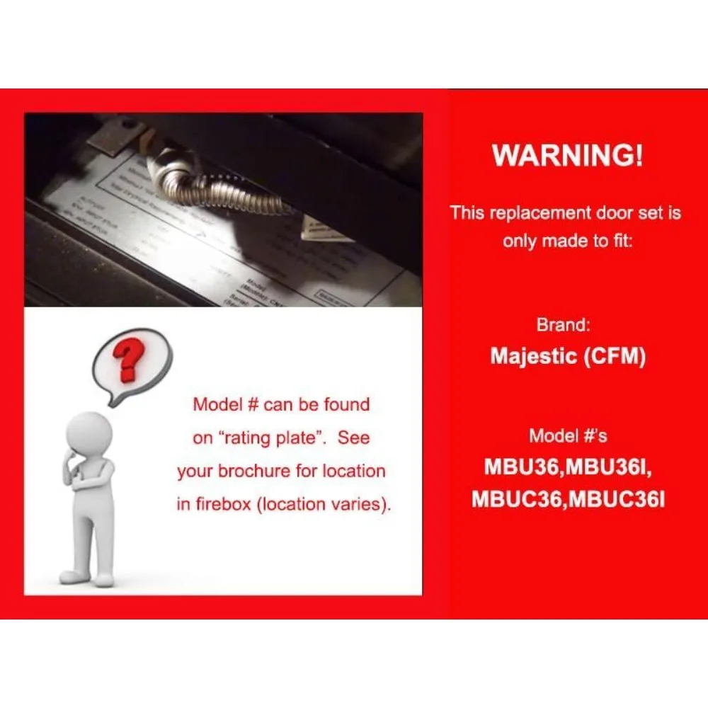 أبواب من الزجاج المقسى لـ 36 موقدًا بإطار أسود #2