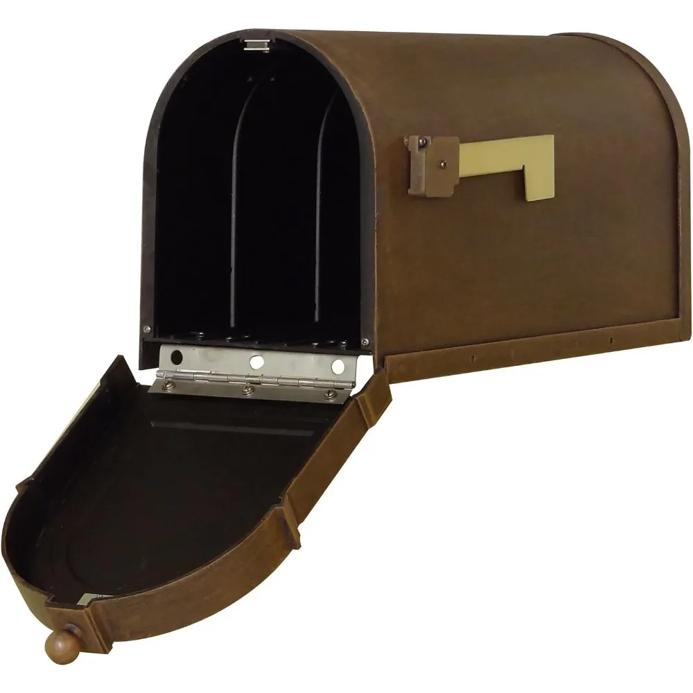 Special Lite Berkshire Curbside Mailbox - Copper Cast Aluminum Mailbox for Post Mount - SCB-1015-CP