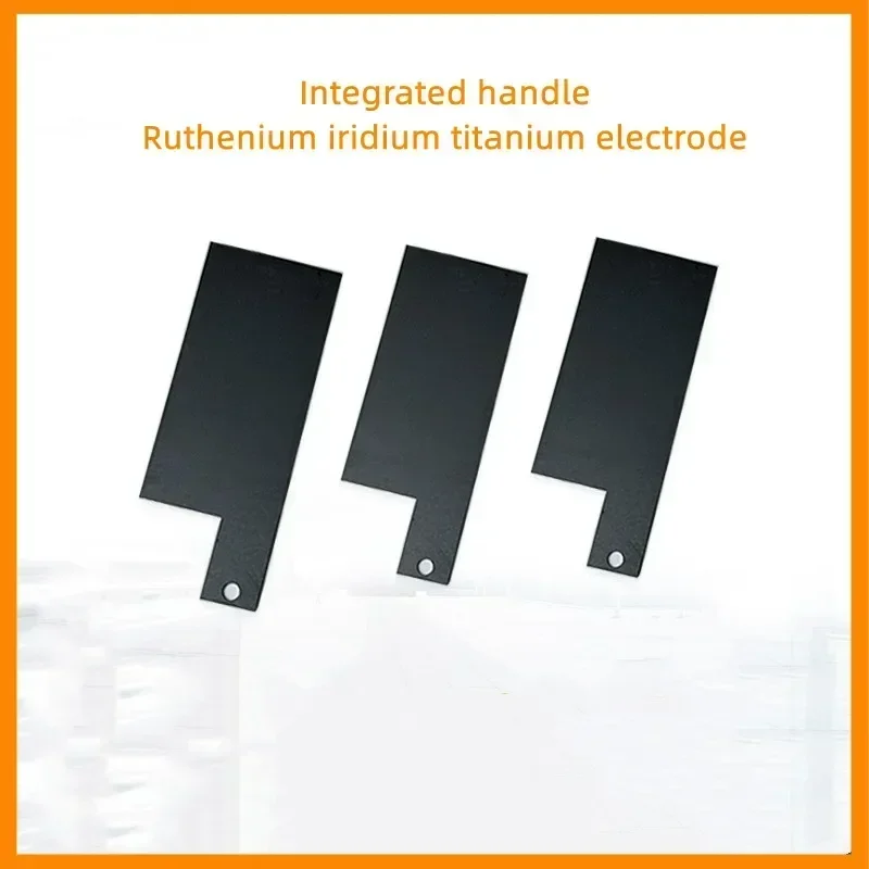 Integrated handle ruthenium iridium titanium electrode (for scientific research and experimental use)