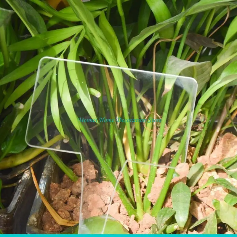 H7BF 6/12pcs Outdoor Plant Label Waterproof Acrylic Plant Markers Nursery Garden Tool