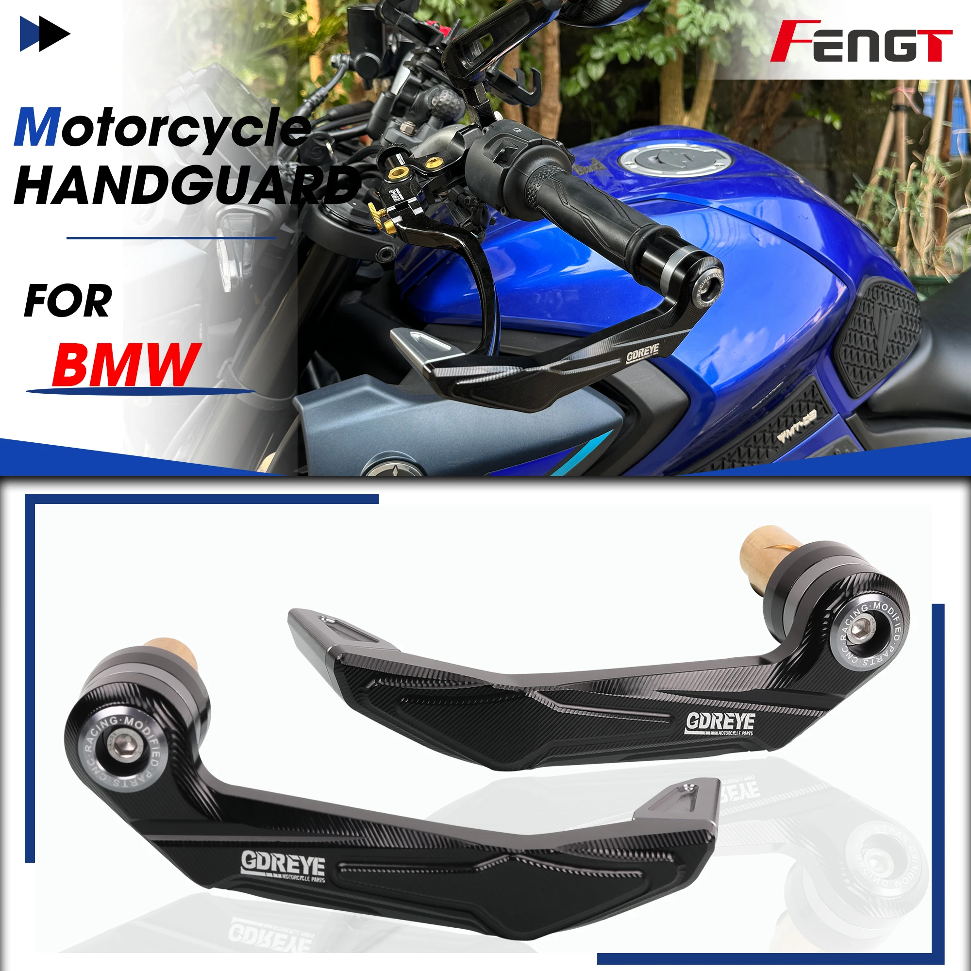 

For BMW S1000R/RR/XR /R HP4 K1600GT R HP2 K1200R/RS/LT K1300R/S F800S/GT R1200GS Brake Clutch Levers Protector Handle Guard