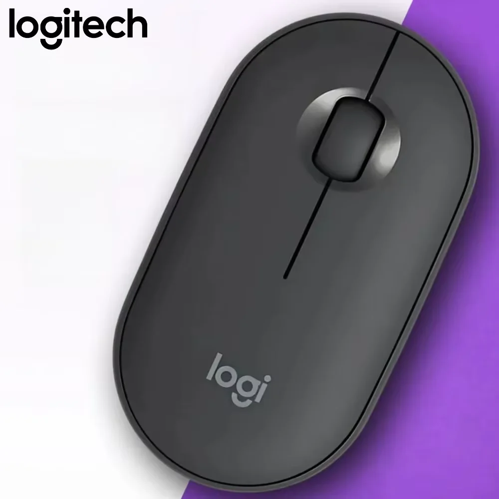 Logicool PEBBLE MOUSE2 ماوس بلوتوث لاسلكي، 4000 نقطة في البوصة مريح للاستخدام المكتبي لون الجرافيت #3