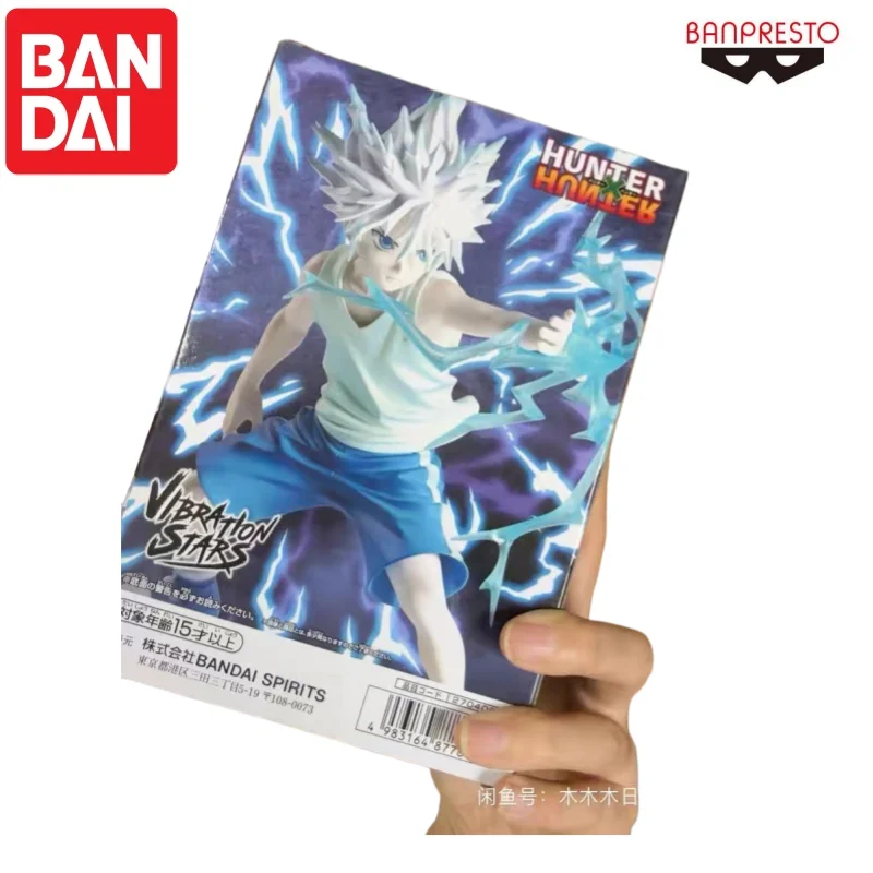 

Bandai в наличии, оригинальная кукла Banpresto Killua Zoldyck, новая фигурка в штучной упаковке, анимационные периферийные устройства, персонажи, гараж