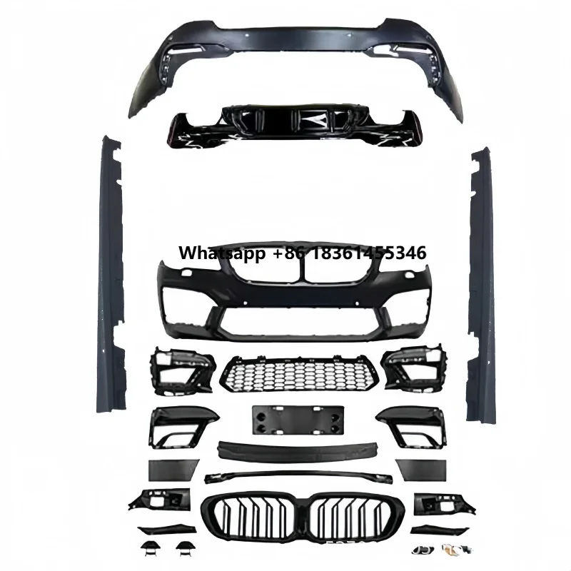 

for the 2011-2017 5 Series Upgraded to the 2022 M5 the Modification of Front Bumper Grille Rear Lip Rear Bumper
