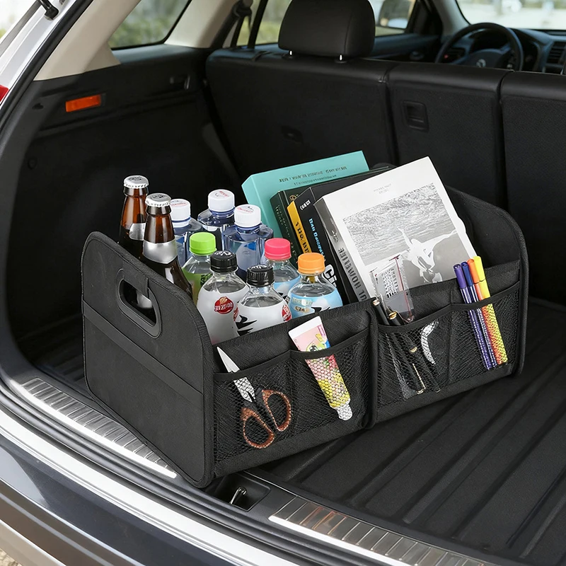 Collapsible Car Trunk Storage Box, Large Capacity, Super Resilient and Environmental Friendly