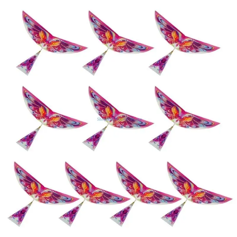 K9FF 10 Uds. Juego para padres e hijos montaje manual banda madera juguete Power Bird fiesta para niños aire