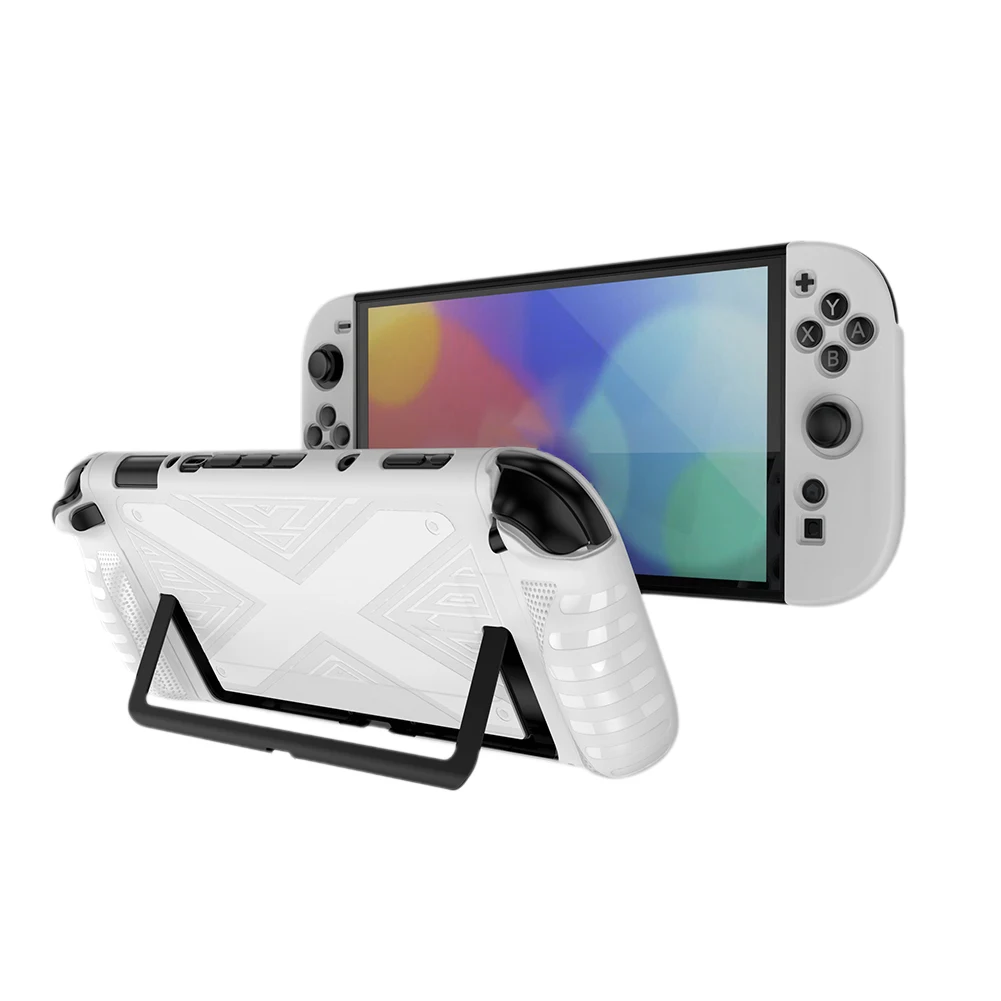 Custodia in TPU per Nintendo per Switch 2 Console Maniglia ergonomica Grip Cover Custodia in pelle antiurto Custodia protettiva in TPU antiscivolo