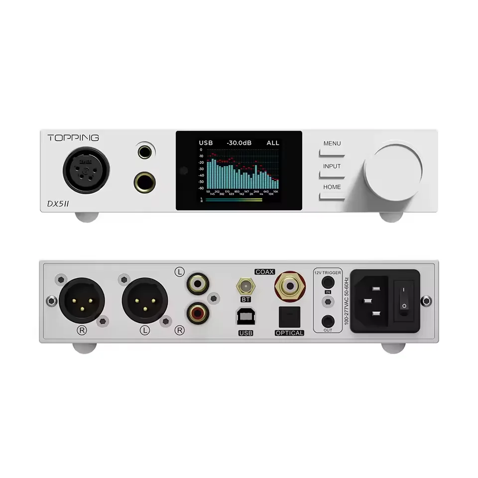 TOPPING DX5 II Fully Balanced DAC & Headphone Amp Combo Dual ES9039Q2M DSD512 PCM768kHz LDAC Decoder Amplifier - view 4