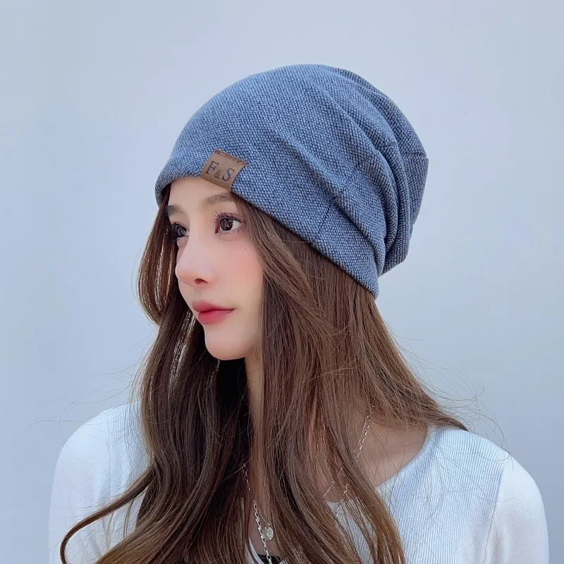 Knitted Hat Beanie Men Women Spring Autumn Thin Breathable Hip Hop Hat Windproof Keep Warm Stacking Bonnet Casual Sport Skullies