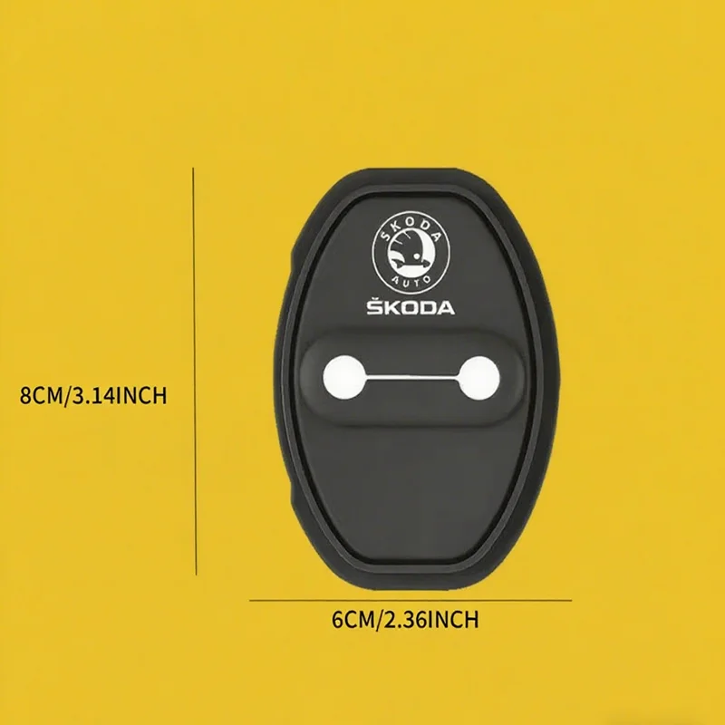 

Suitable for Skoda car door shock absorber silicone car door latch cover