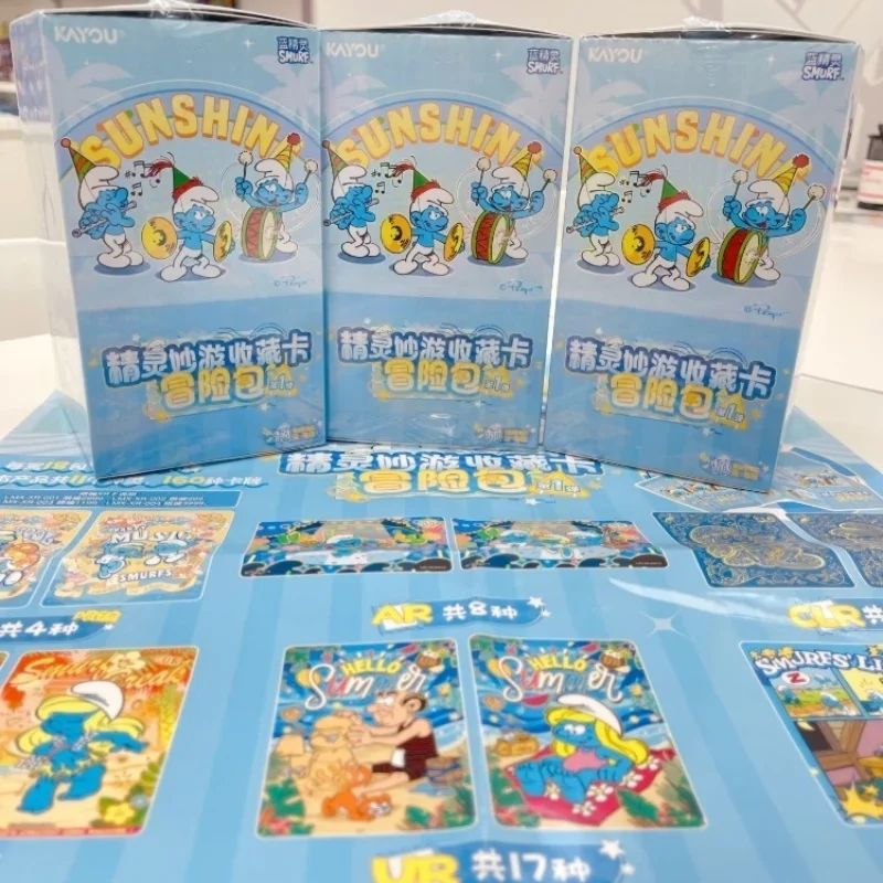 

KAYOU Genuine Smurf Card Sprite Marvelous Series Adventure Pack XR ‌ Ограниченная серия анимационных коллекционных карточек, игрушек, подарков