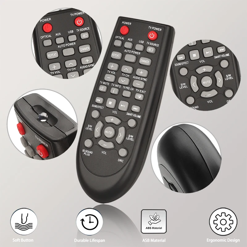 Dla AH59-02548A Samsung-Soundbar-System-Remote-Control-Replacement, Dla Samsung Soundbar System TM930C HW-F350 HW-F355 HW-F450