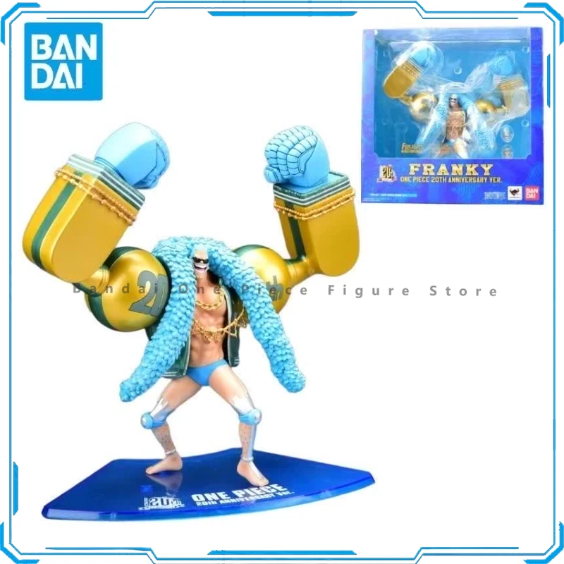 In Stock Bandai One Piece Figuarts ZERO Franky Coat Blue Genuine Figure Collection Gift Ornament anime figures decor