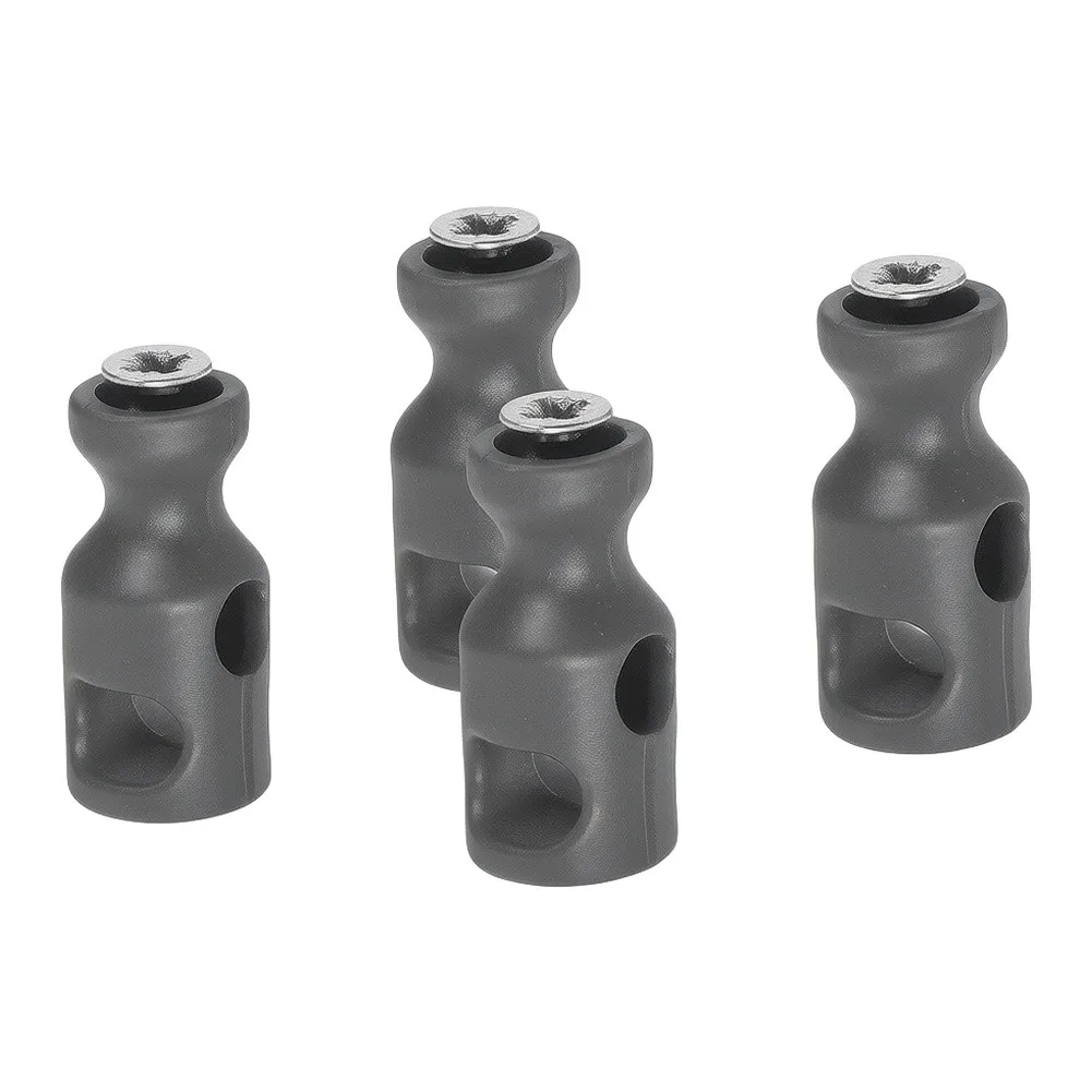 4pcs Plastic Drain Rod Joiner for Basin Waste Rod Connector Sink Vanity Drain Assembly Fitting Compatible with Common Drain Rods