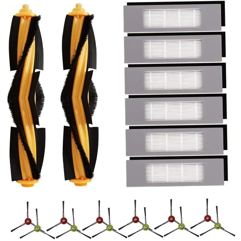 Replacement Parts Main Brush Side Brush HEPA Filter Compatible For Ecovacs T9 T8 T8max T8AIVI Vacuum Cleaner Accessories Replacement Parts Main Brush Side Brush HEPA Filter Compatible For Ecovacs T9 T8 T8max T8AIVI Vacuum Cleaner Accessories