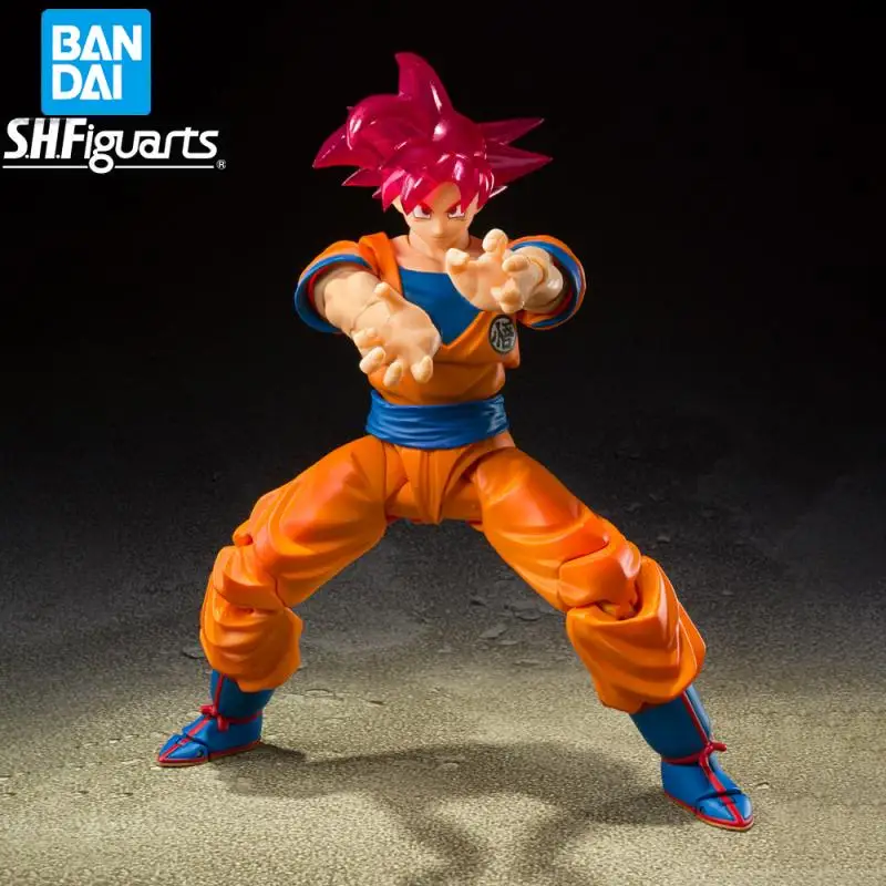 

In Stock Original Bandai SHFiguarts Event Exclusives Color Edition Super Saiyan God Son Goku Figure Anime Genuine Action Model