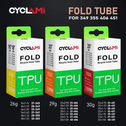 CYCLAMI TPU Folding Bike Inner Tube FV 60mm 20