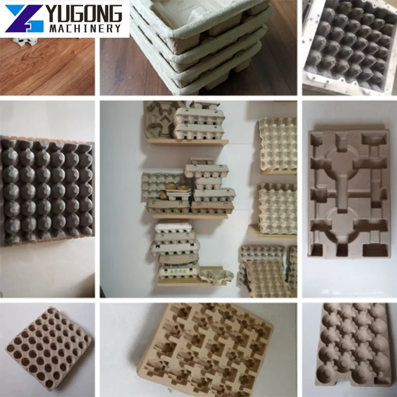 1000 Pcs Fully Automatic Egg Tray Machine Egg Dish Carton Production Line Equipment Egg Tray Making Machine