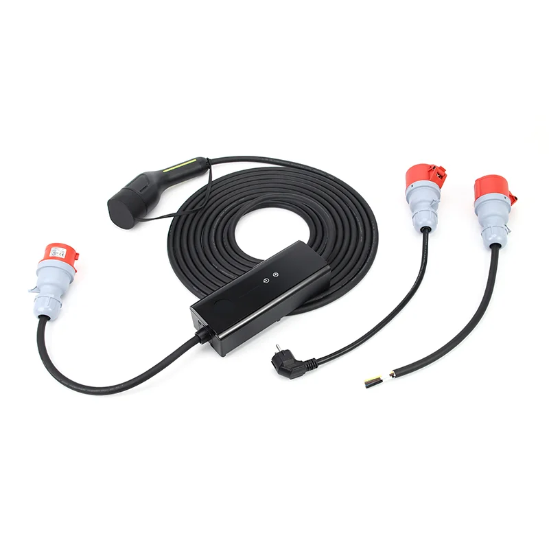Type B 11KW 16A 3-fase elektrische autolader EV Wallbox snellaadstation Type 2 30mA-AC/6mA-DC