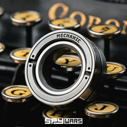 LAUTIE EDC Mechanic E Ring Spinner Spy Wars Series Metal Fidget Slider Fidget Spinner Adult Toy