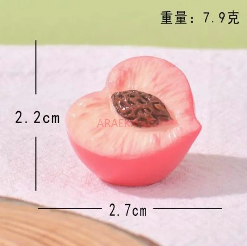 2pcs Simulated Fruit Ugly Orange Holy Maiden DIY Decoration Blind Bag Accessories Desktop Small Ornament