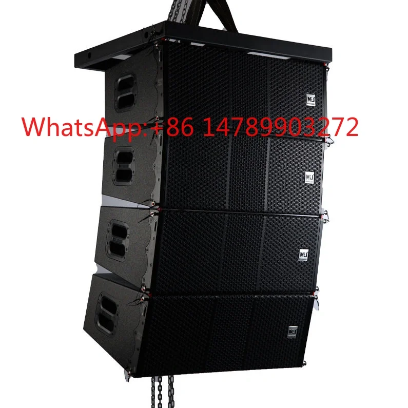 

Professional Dual 10‑Inch Line Array Speaker, Waterproof Neodymium PA System for Outdoor Live Events Wedding Stage Show
