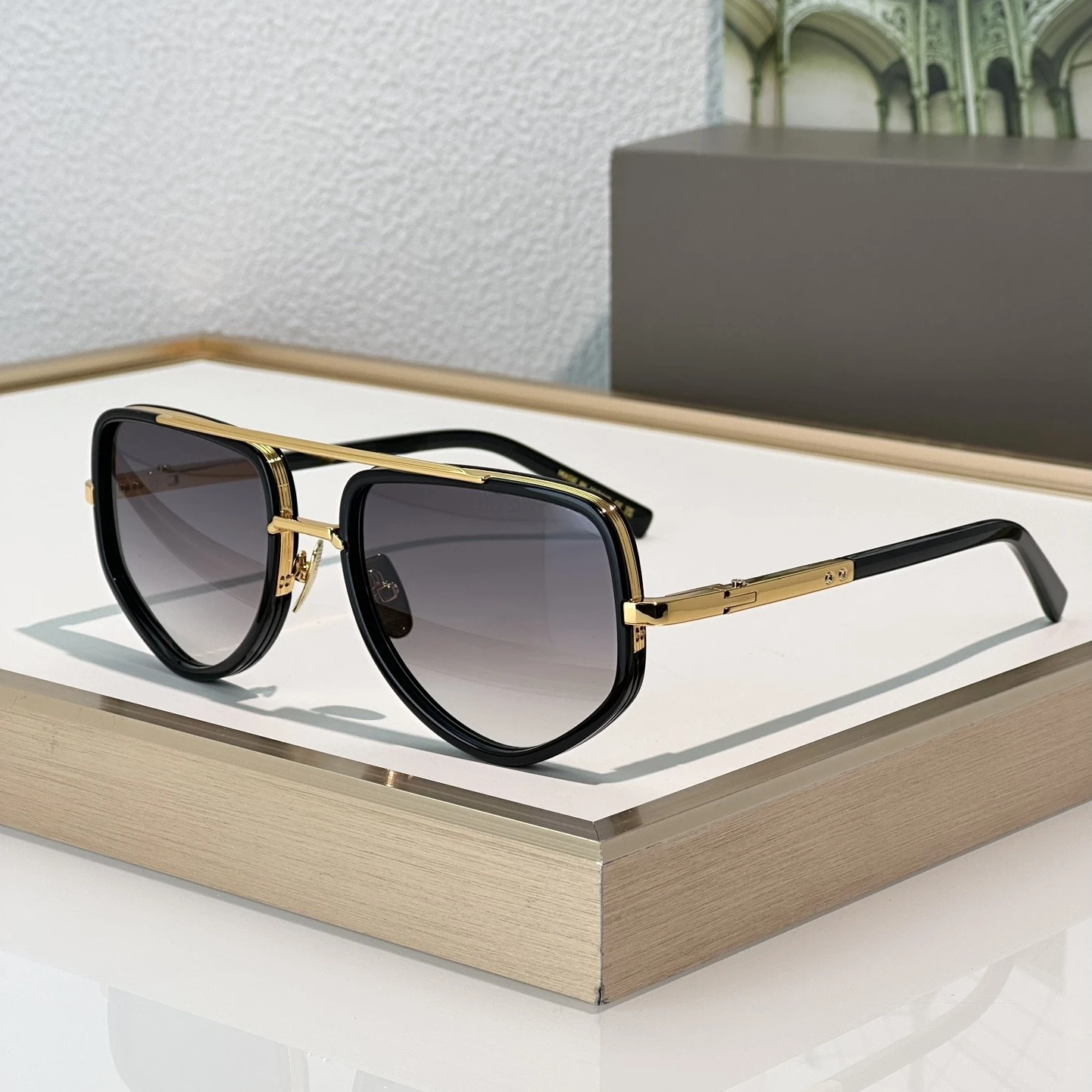 

DILTA Mach X Роскошный дизайнерский бренд Pilot lunettes de Soleil homme DTS463 UV400 Уличные мужские и женские солнцезащитные очки специальной формы
