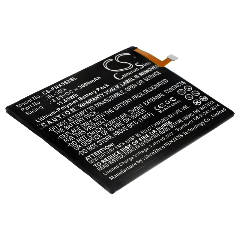 CS 3000mAh / 11.55Wh battery for Infinix X552, Zero 3 BL-30iX