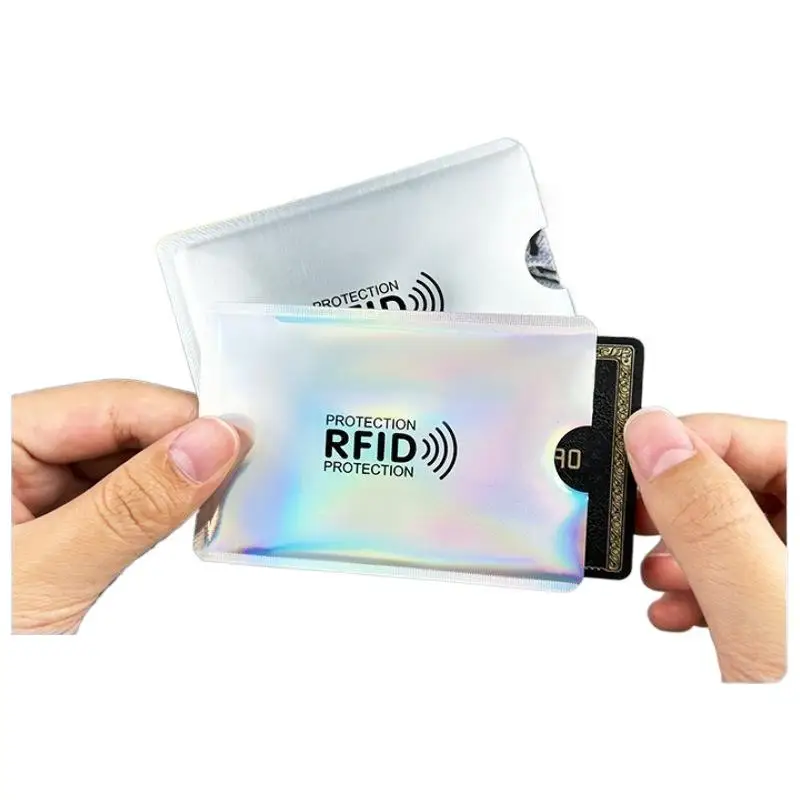 RFID-Kartenhüllen Anti-Scan Anti-Magnet Aluminiumfolie Tragbarer Kreditkarten-Schutz – Detail 6