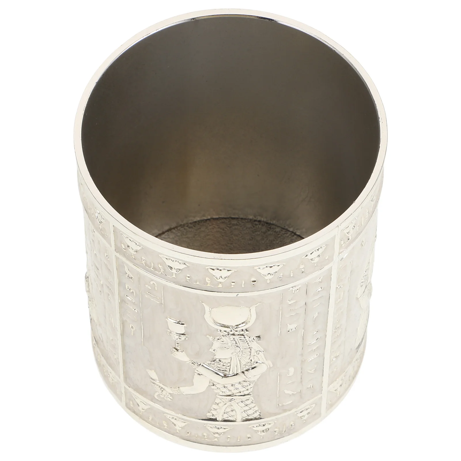 

1Pcs Egypt God Statue Pen Holder High-Quality Material Retro Style Home Office Decorative Stationery Container