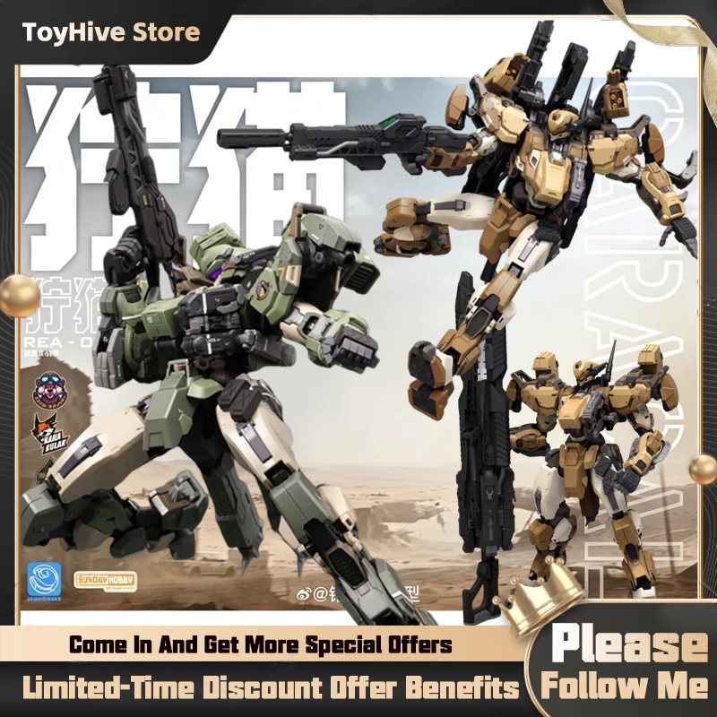 

SUNDAY HOBBY Blue Whale Series Lynx/Caracal REA‑03D Assembly Model Kit Chinese Innovation Mecha Collectible Toys Action Figures